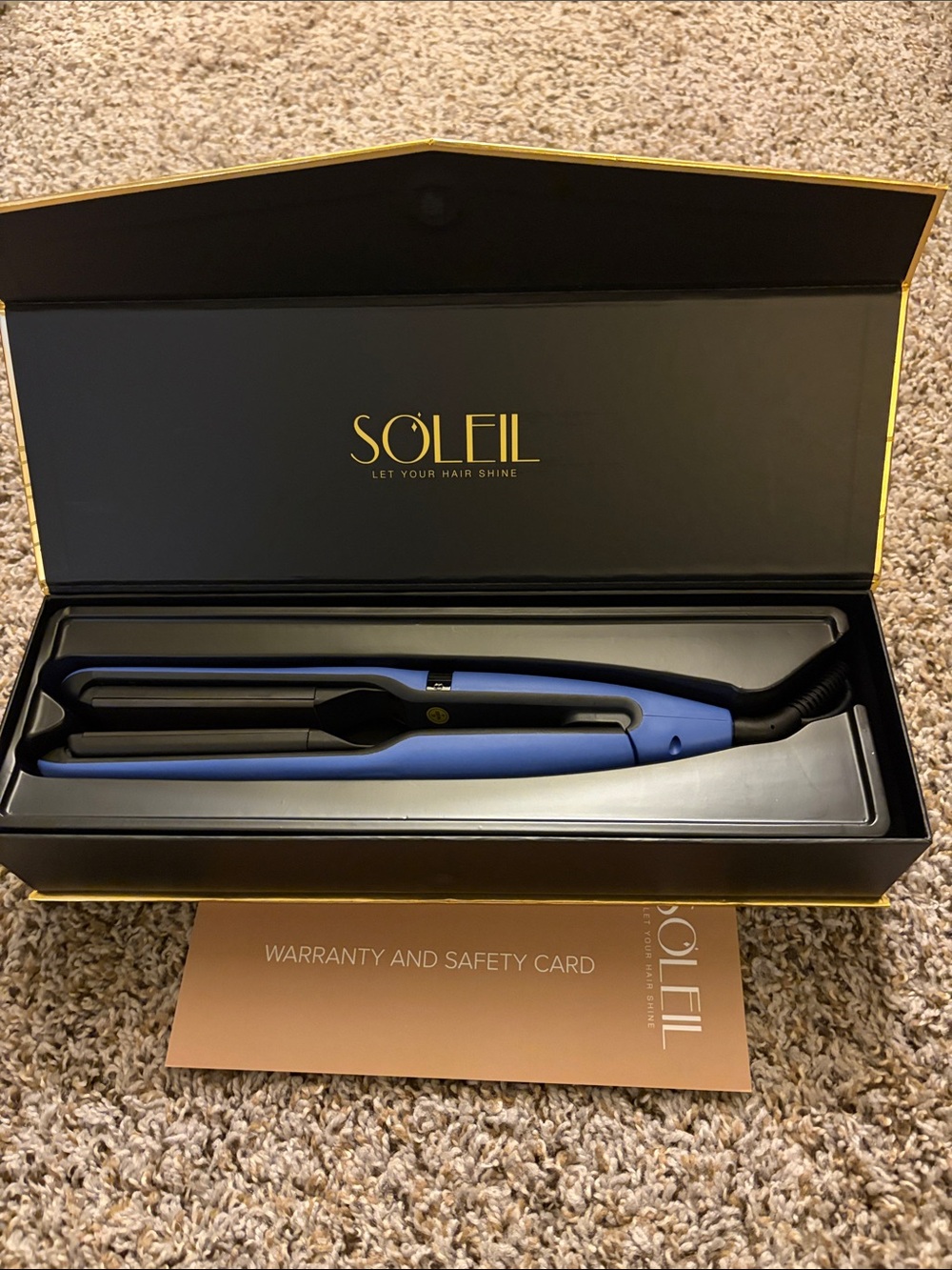 Luxury Soleil Ceramic Hair Straightener
